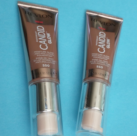 Revlon Lot of 8 Candid Glow 550 Mocha Moisture Glow Foundation Photoread… - Picture 2 of 3